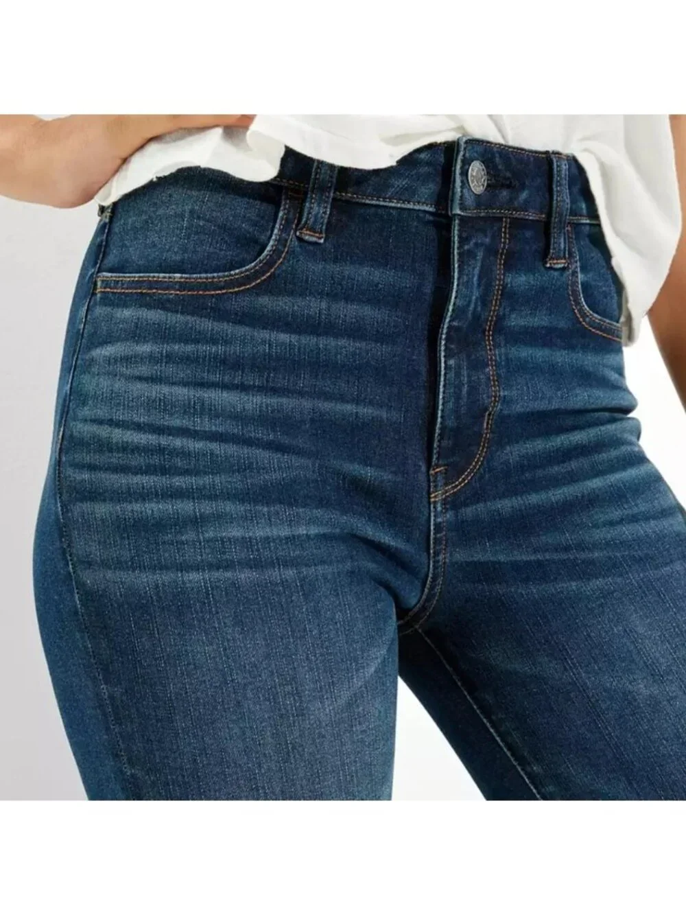 American eagle stretch skinny jeans 4 short